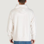 Felpa con cappuccio Calvin Klein Jeans PREMIUM TERRY MONOGR Latte - Foto 4