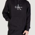 Felpa con cappuccio Calvin Klein Jeans LS EU MONOLOGO 350TE Nero - Foto 1