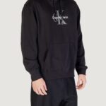 Felpa con cappuccio Calvin Klein Jeans LS EU MONOLOGO 350TE Nero - Foto 2