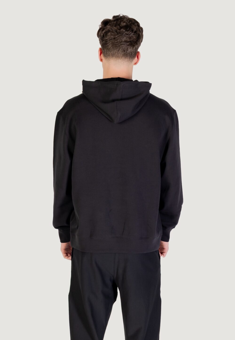 Felpa con cappuccio Calvin Klein Jeans LS EU MONOLOGO 350TE Nero - Foto 4