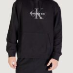 Felpa con cappuccio Calvin Klein Jeans LS EU MONOLOGO 350TE Nero - Foto 5