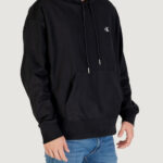 Felpa con cappuccio Calvin Klein Jeans PREMIUM TERRY MONOGR Nero - Foto 2
