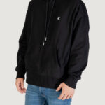 Felpa con cappuccio Calvin Klein Jeans PREMIUM TERRY MONOGR Nero - Foto 3