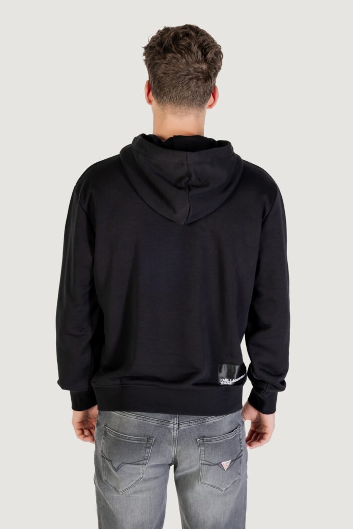 Felpa con cappuccio Karl Lagerfeld KLJ REG LOGO HOODIE Nero