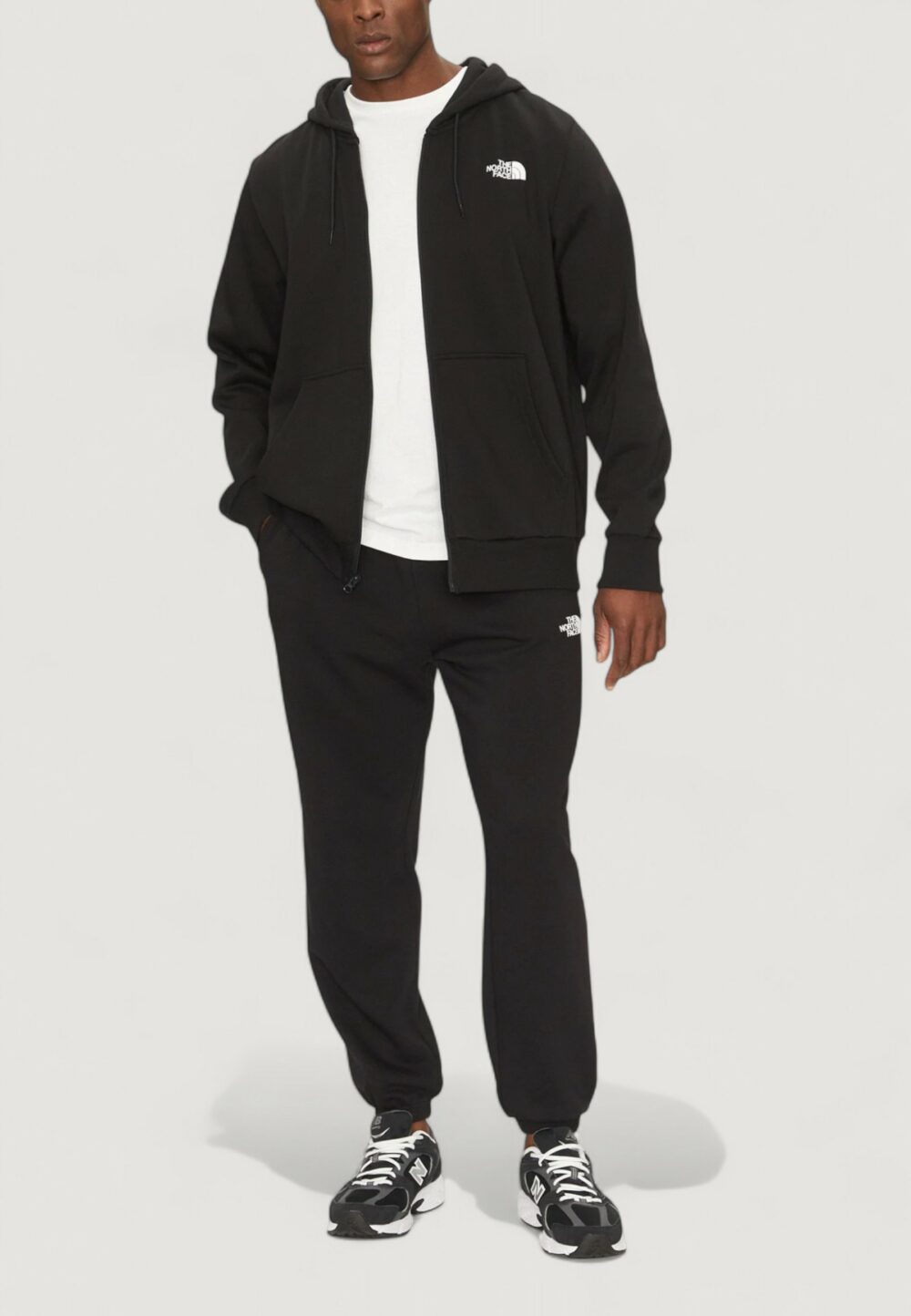 Felpa con cappuccio THE NORTH FACE M SIMPLE DOME FULL ZIP HOODIE Nero - Foto 3