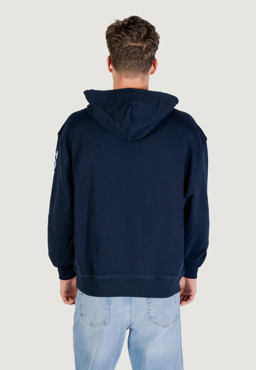 Felpa con cappuccio Tommy Hilfiger Jeans TJM CRP NEW CLASSICS Blue scuro - Foto 4