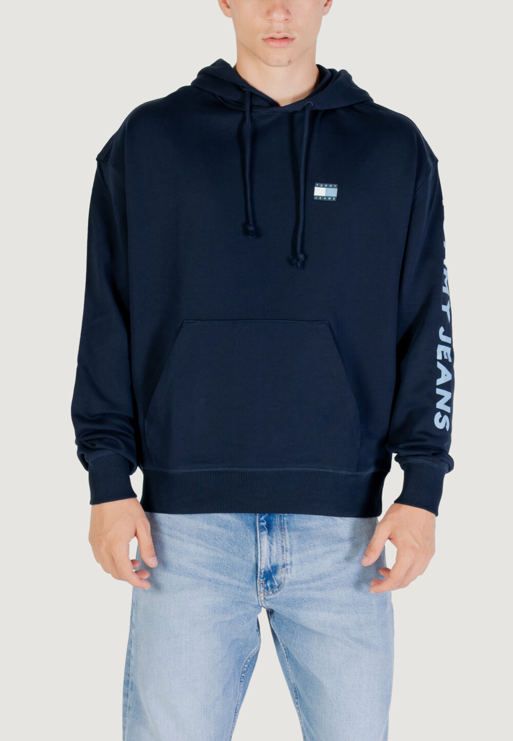 Felpa con cappuccio Tommy Hilfiger Jeans TJM CRP NEW CLASSICS Blue scuro - Foto 5