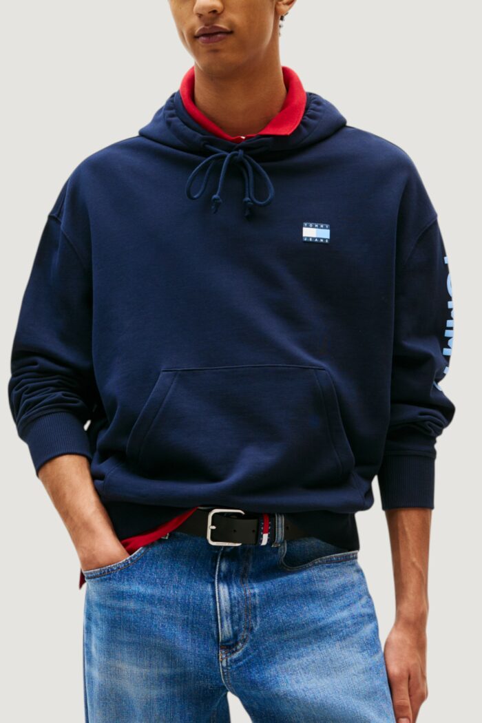 Felpa con cappuccio Tommy Hilfiger TJM CRP NEW CLASSICS Blue scuro