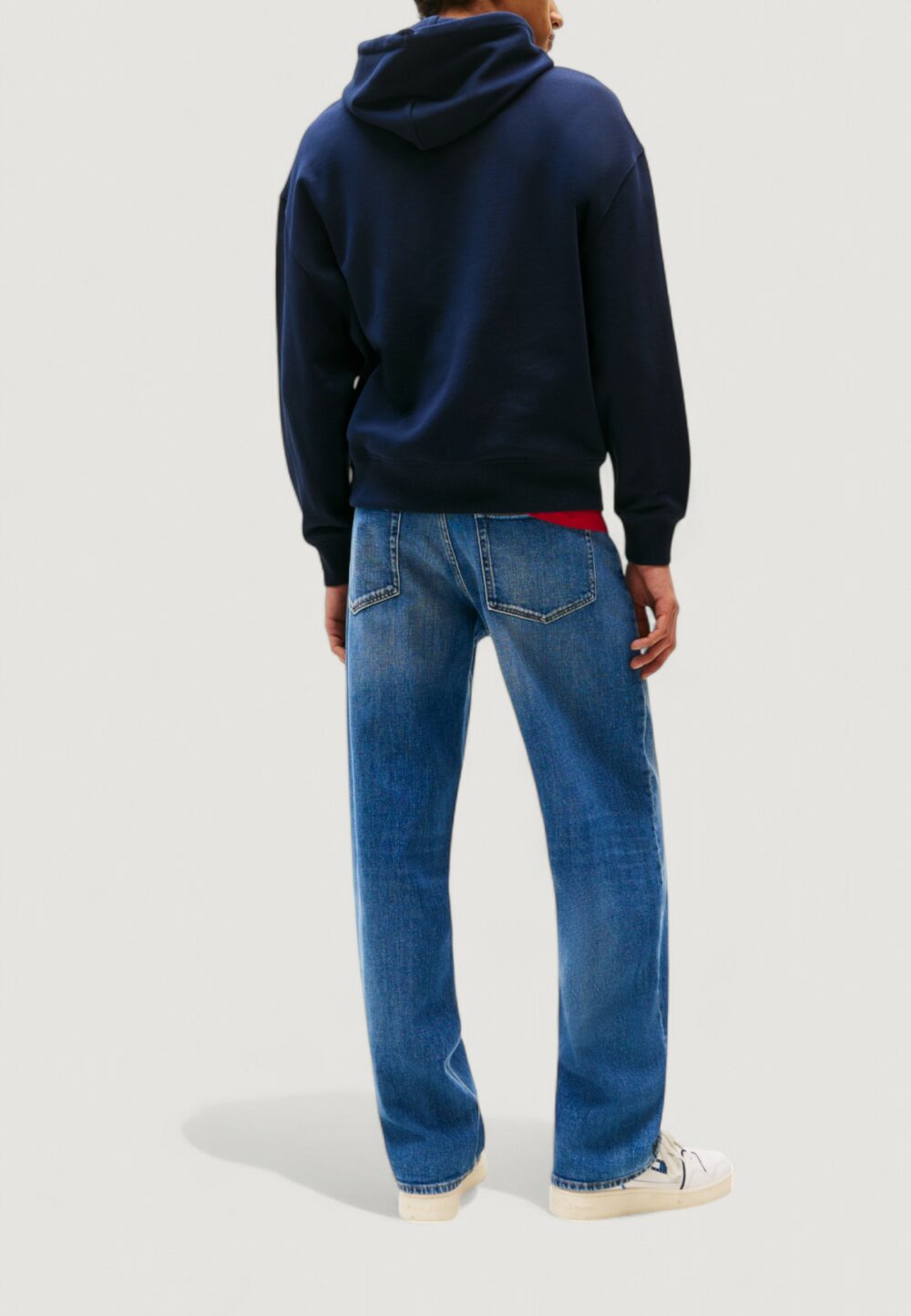 Felpa con cappuccio Tommy Hilfiger Jeans TJM CRP NEW CLASSICS Blue scuro - Foto 3