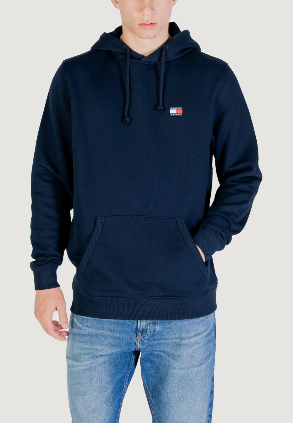 Felpa con cappuccio Tommy Hilfiger Jeans TJM REG BADGE Blue scuro - Foto 1