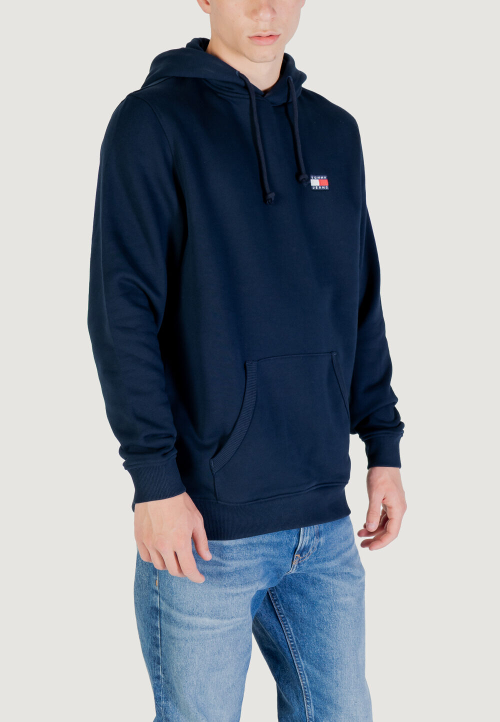 Felpa con cappuccio Tommy Hilfiger Jeans TJM REG BADGE Blue scuro - Foto 2