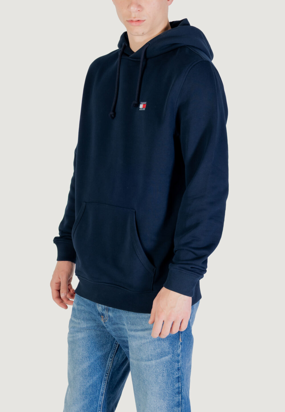 Felpa con cappuccio Tommy Hilfiger Jeans TJM REG BADGE Blue scuro - Foto 3