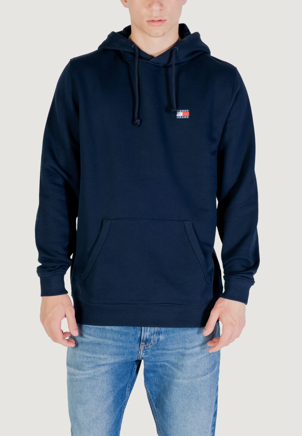 Felpa con cappuccio Tommy Hilfiger Jeans TJM REG BADGE Blue scuro - Foto 5