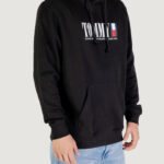 Felpa con cappuccio Tommy Hilfiger Jeans TJM REG RWB DNA GRAP Nero - Foto 2