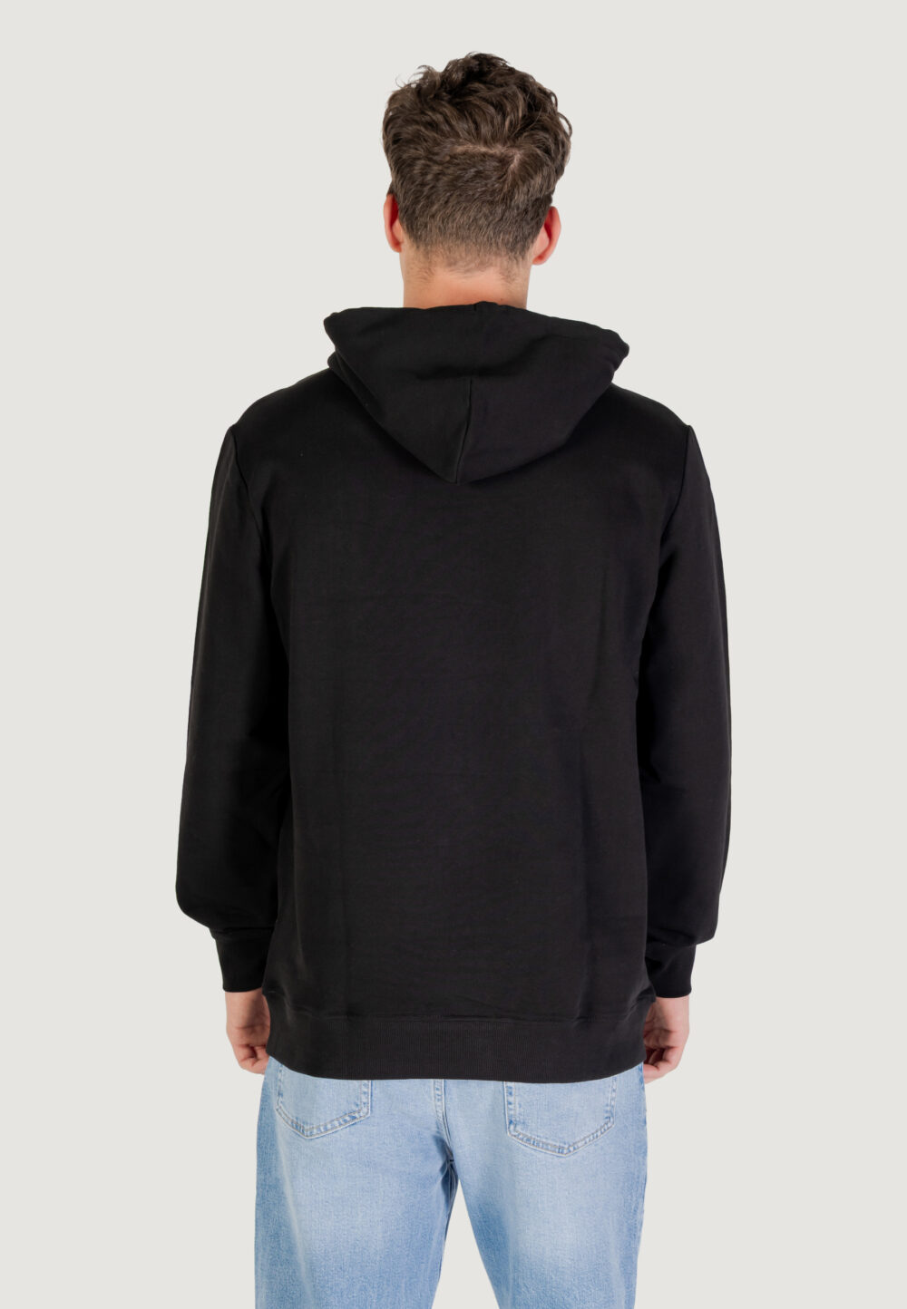 Felpa con cappuccio Tommy Hilfiger Jeans TJM REG RWB DNA GRAP Nero - Foto 4