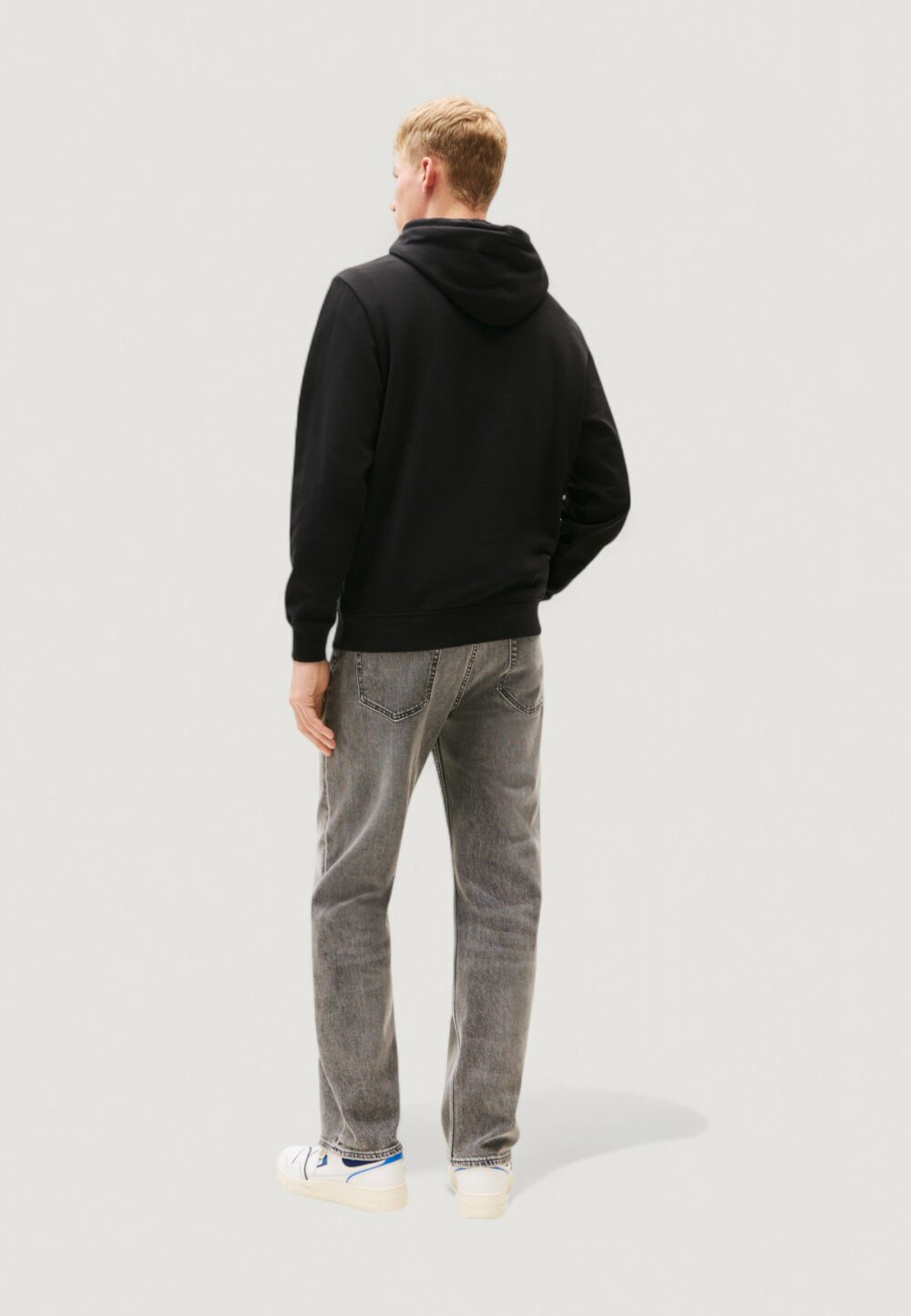 Felpa con cappuccio Tommy Hilfiger Jeans TJM REG RWB DNA GRAP Nero - Foto 2