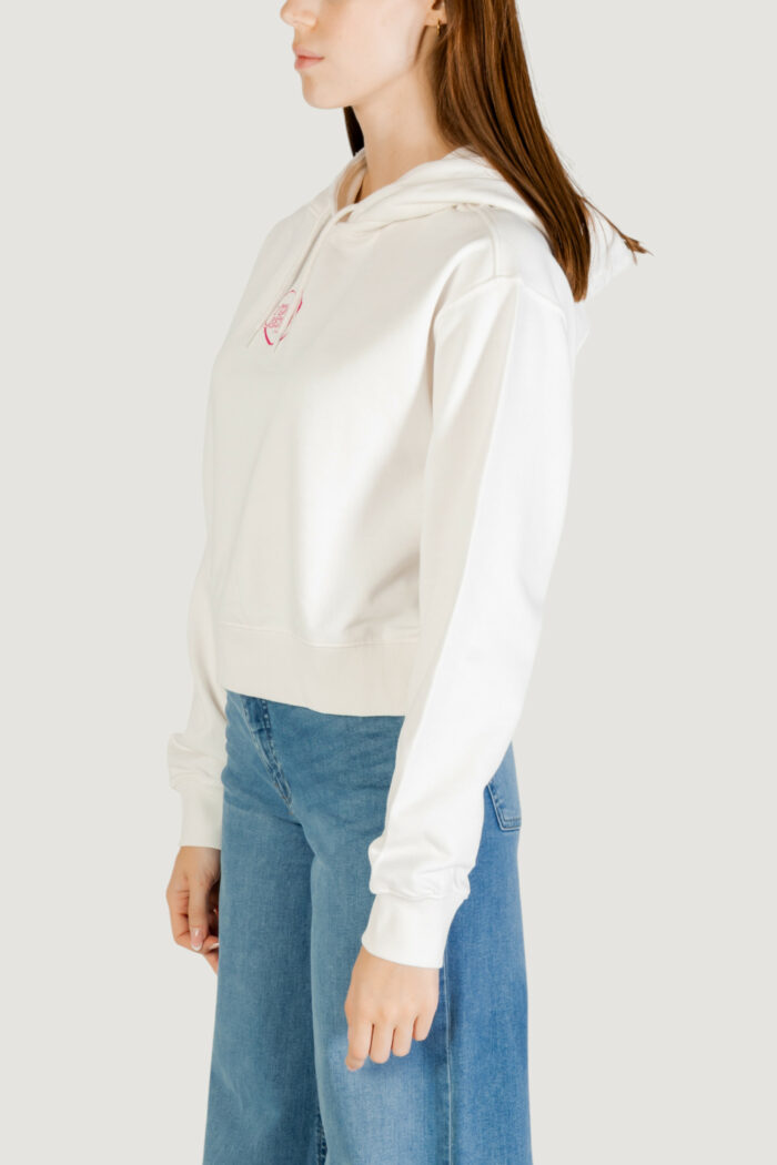 Felpa con cappuccio Tommy Hilfiger TJW RLX CRP HEART HO Panna – DW0DW21408