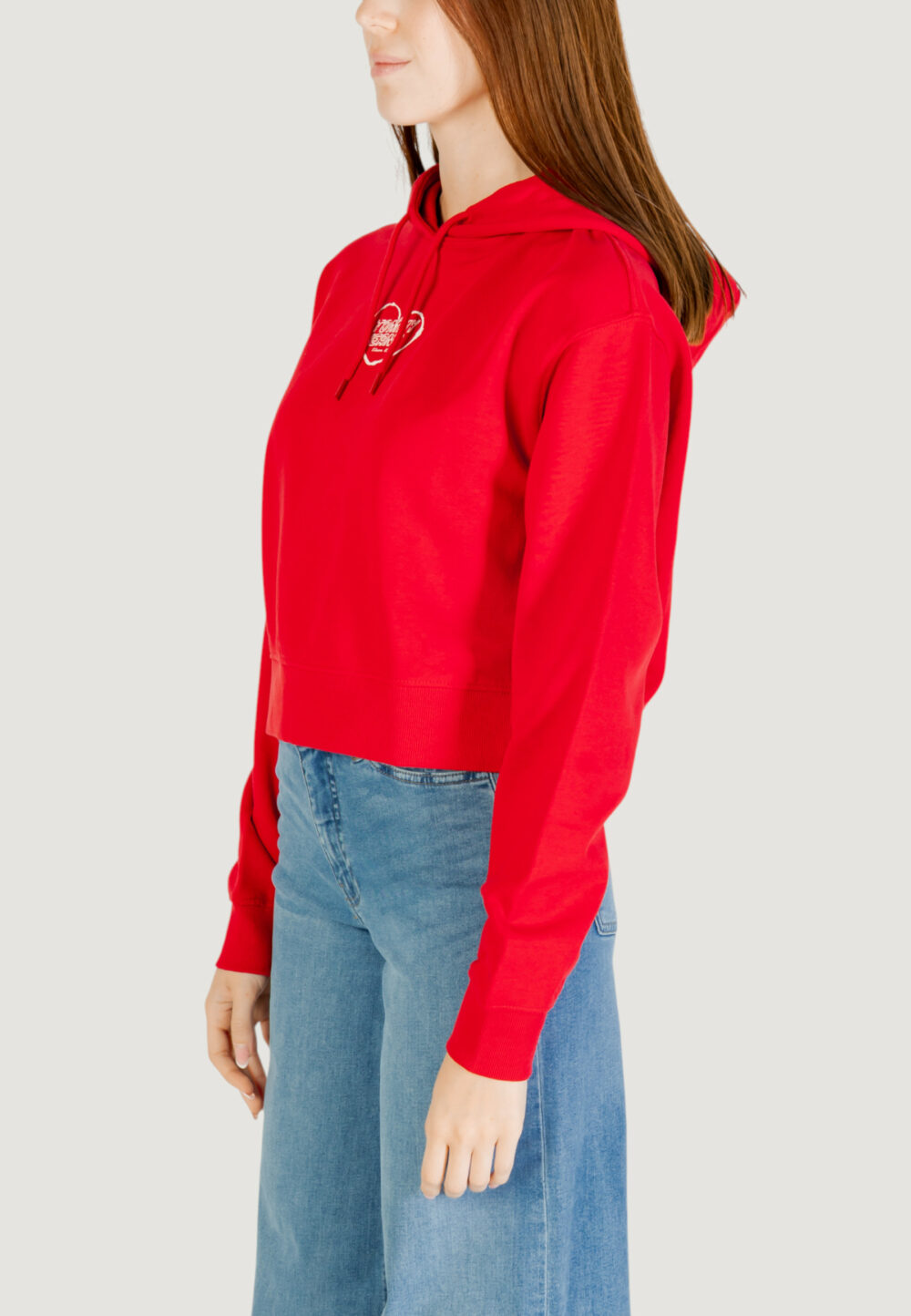 Felpa con cappuccio Tommy Hilfiger Jeans TJW RLX CRP HEART HO Rosso - Foto 2