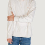 Felpa senza cappuccio Calvin Klein Jeans PREMIUM TERRY MONOGR Latte - Foto 5