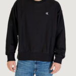 Felpa senza cappuccio Calvin Klein Jeans PREMIUM TERRY MONOGR Nero - Foto 1