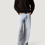 Felpa senza cappuccio Calvin Klein Jeans PREMIUM TERRY MONOGR Nero - Foto 3