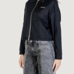 Felpa senza cappuccio Guess Active CARLA CROP ZIP JACKET Nero - Foto 2