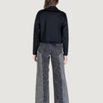 Felpa senza cappuccio Guess Active CARLA CROP ZIP JACKET Nero - Foto 5
