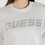 Felpa senza cappuccio Guess Active CECILIA CN SWEATSHIRT Panna - Foto 3