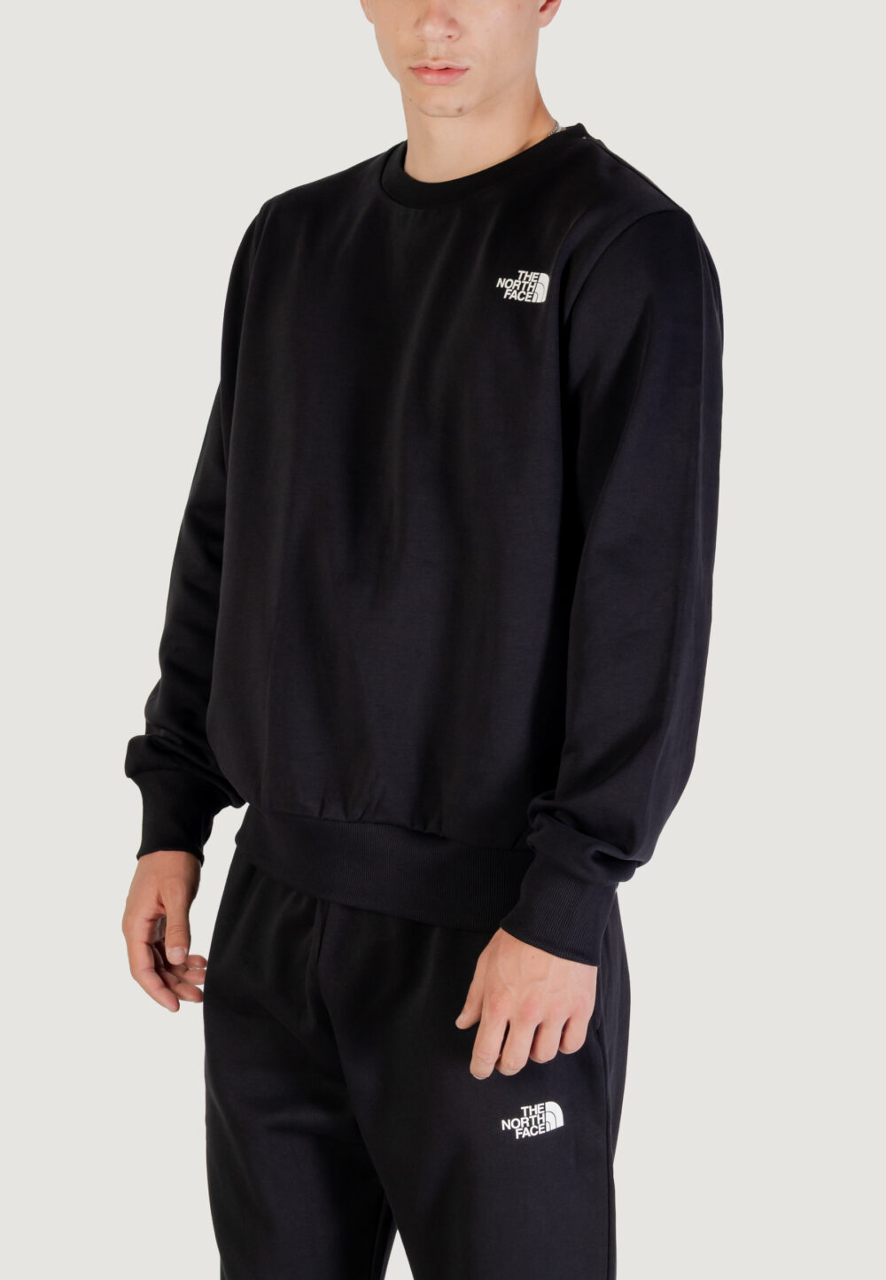Felpa senza cappuccio THE NORTH FACE M SIMPLE DOME CREW Nero - Foto 3