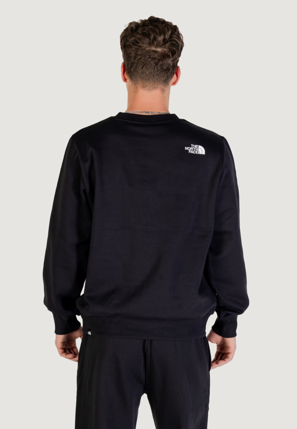 Felpa senza cappuccio THE NORTH FACE M SIMPLE DOME CREW Nero - Foto 5