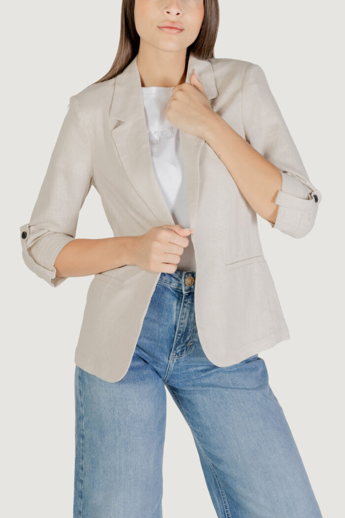 Giacca da completo Only Onlcaro 3/4 Unlined Tlr Beige chiaro – 15312199