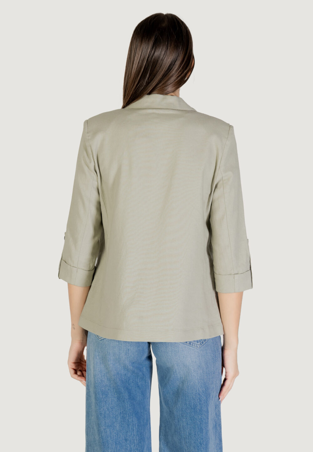 Giacca da completo Only Onlcaro 3/4 Unlined Tlr VERDE SALVIA - Foto 4