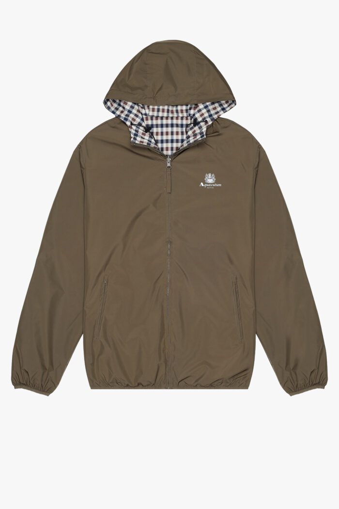 Giacchetto Aquascutum HOODED SAILOR Verde Oliva – AA_ICON_JK001