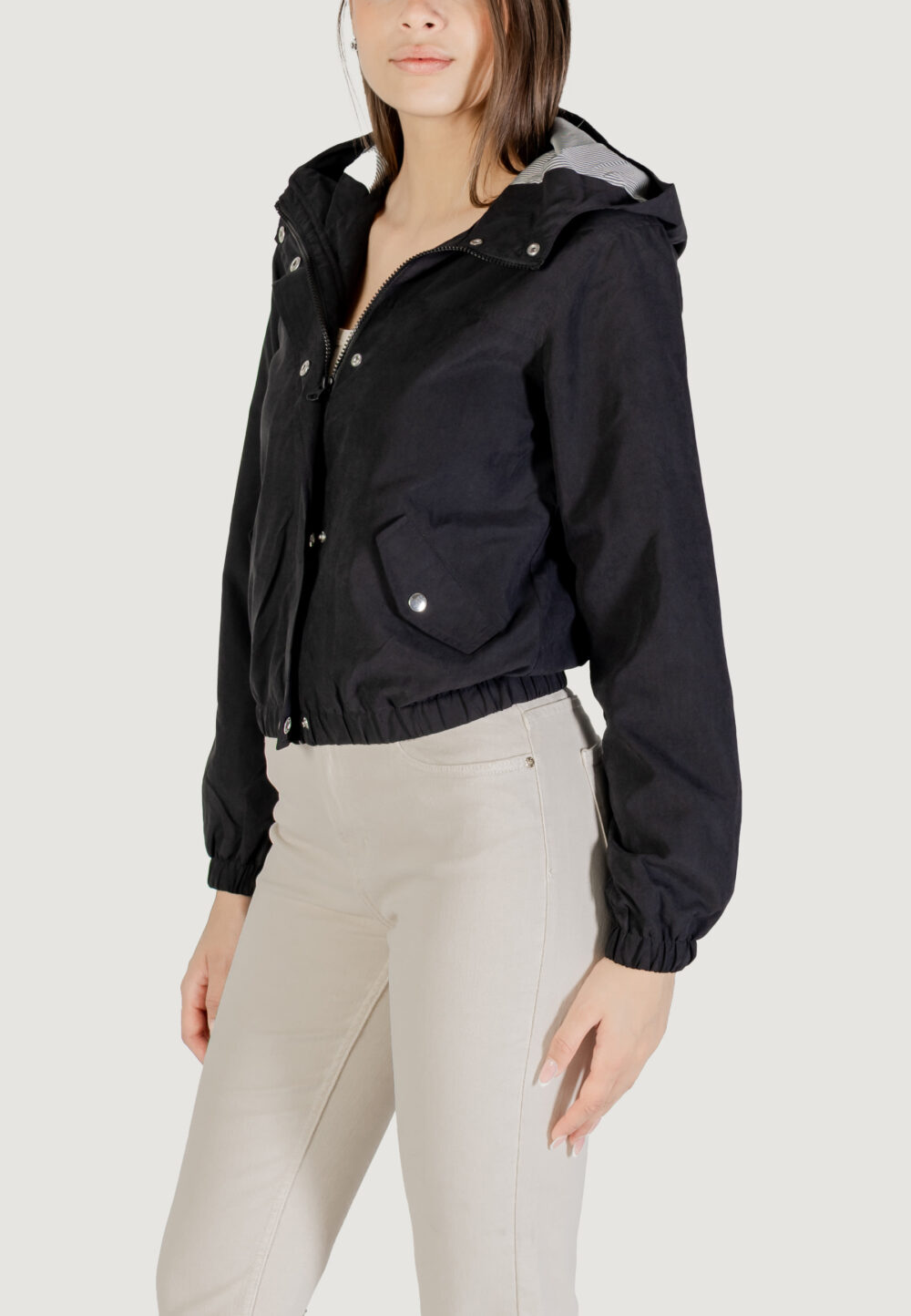 Giacchetto Jacqueline de Yong JDYHAZEN SHINE JACKET OTW YFM NOOS Nero - Foto 5