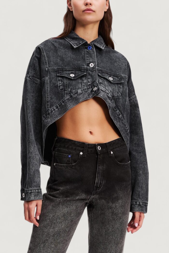 Giacchetto Karl Lagerfeld Jeans KLJ OVERSIZED JACKET Nero