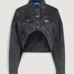 Giacchetto Karl Lagerfeld Jeans KLJ OVERSIZED JACKET Nero - Foto 5