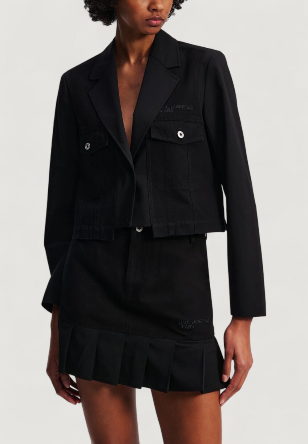 Giacchetto Karl Lagerfeld Jeans KLJ UTILITY BLAZER Nero - Foto 1