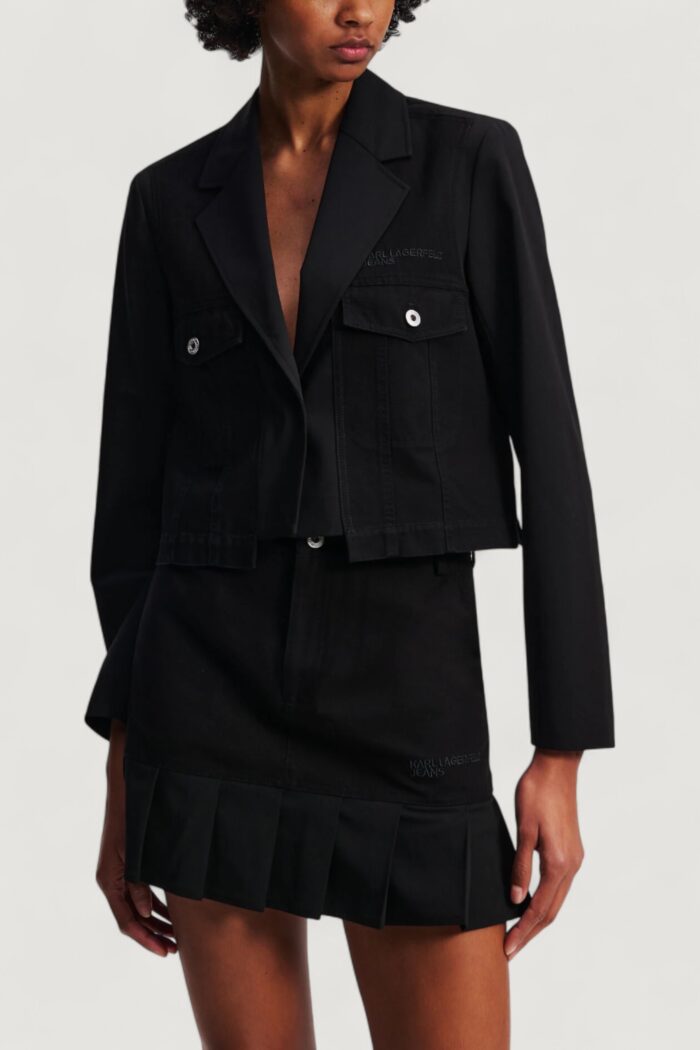 Giacchetto Karl Lagerfeld Jeans KLJ UTILITY BLAZER Nero