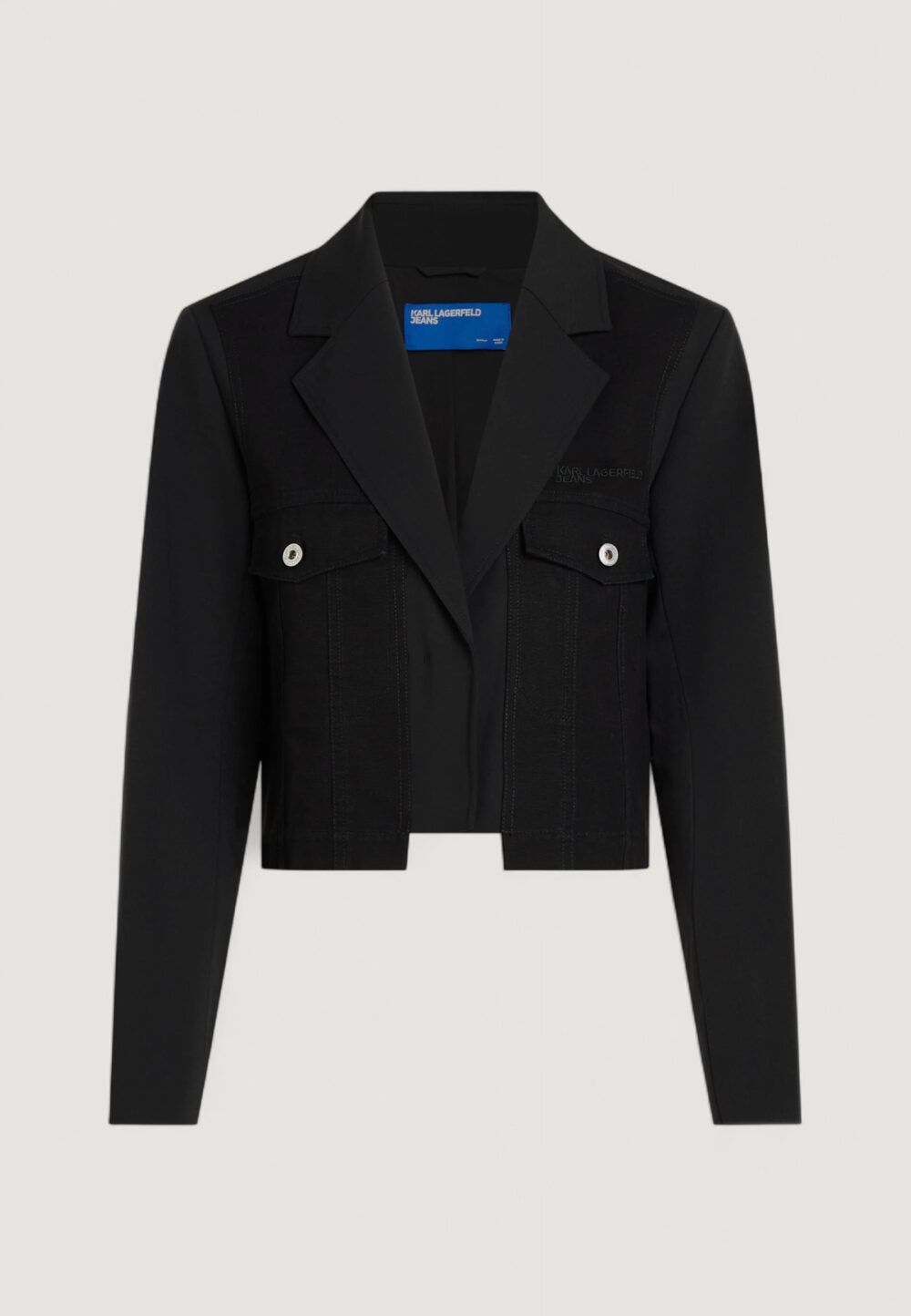 Giacchetto Karl Lagerfeld Jeans KLJ UTILITY BLAZER Nero - Foto 5