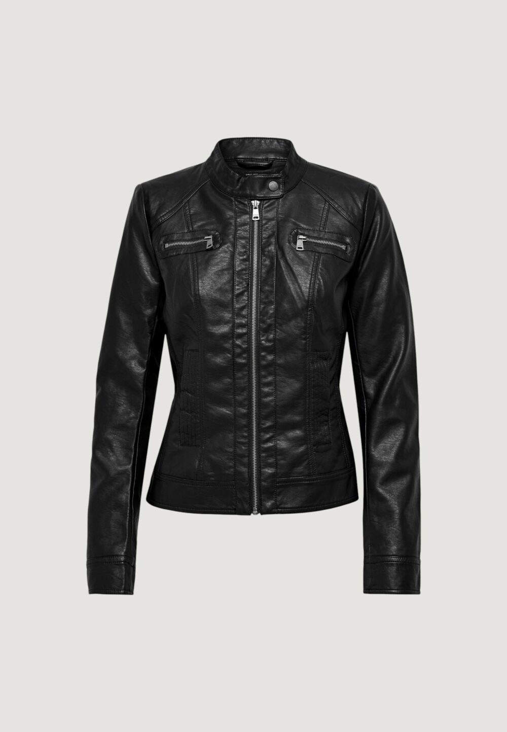Giacchetto Only BANDIT FAUX LEATHER BIKER NOOS Nero - Foto 1