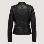 Giacchetto Only BANDIT FAUX LEATHER BIKER NOOS Nero - Foto 2