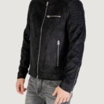 Giacchetto Only & Sons ONSGUS FAUX SUEDE RACER JACKET OTW NOO Nero - Foto 2