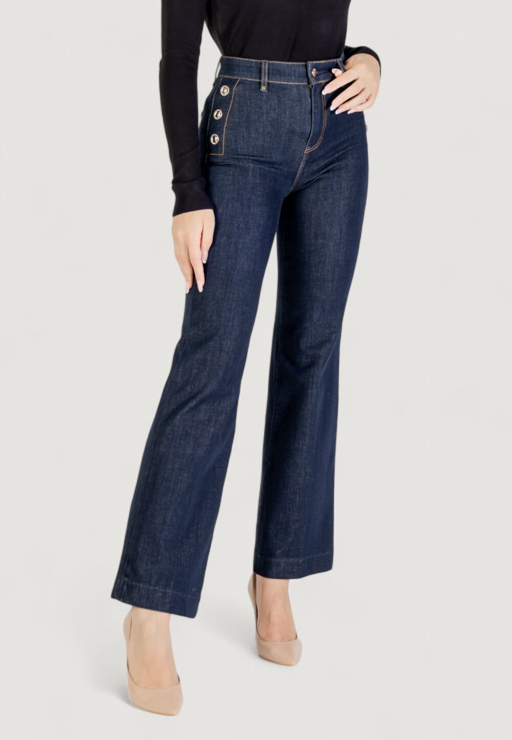 Jeans bootcut Guess NEW FAYE PANT Denim - Foto 1