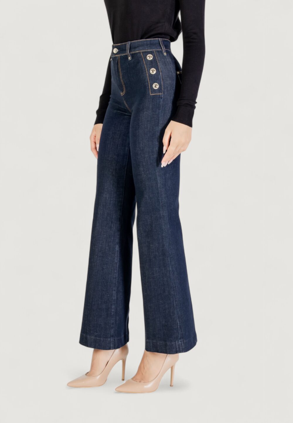 Jeans bootcut Guess NEW FAYE PANT Denim - Foto 2