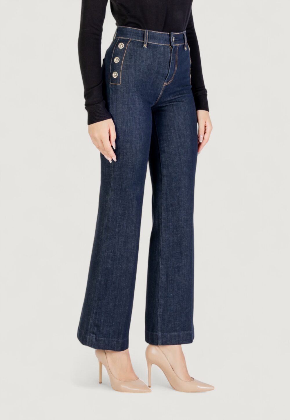 Jeans bootcut Guess NEW FAYE PANT Denim - Foto 3