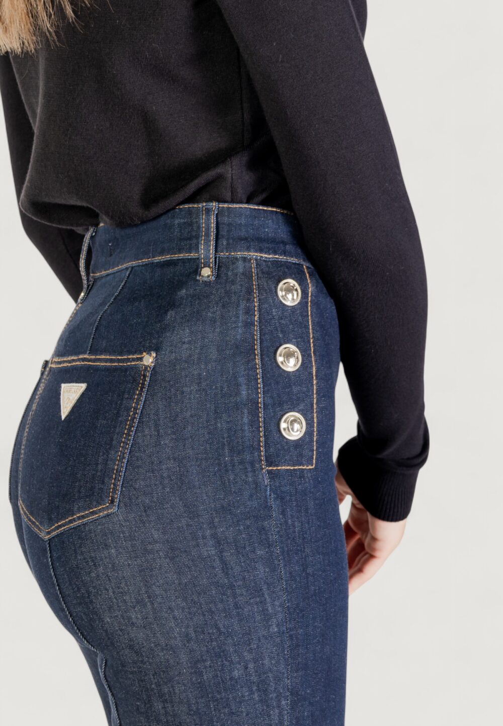 Jeans bootcut Guess NEW FAYE PANT Denim - Foto 5