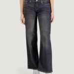 Jeans bootcut Only ONLJUDY-O LW WIDE LEG DNM TAI850 NOOS Black Jeans - Foto 5