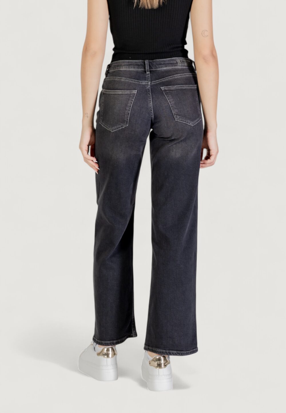 Jeans bootcut Only ONLJUDY-O LW WIDE LEG DNM TAI850 NOOS Black Jeans - Foto 4