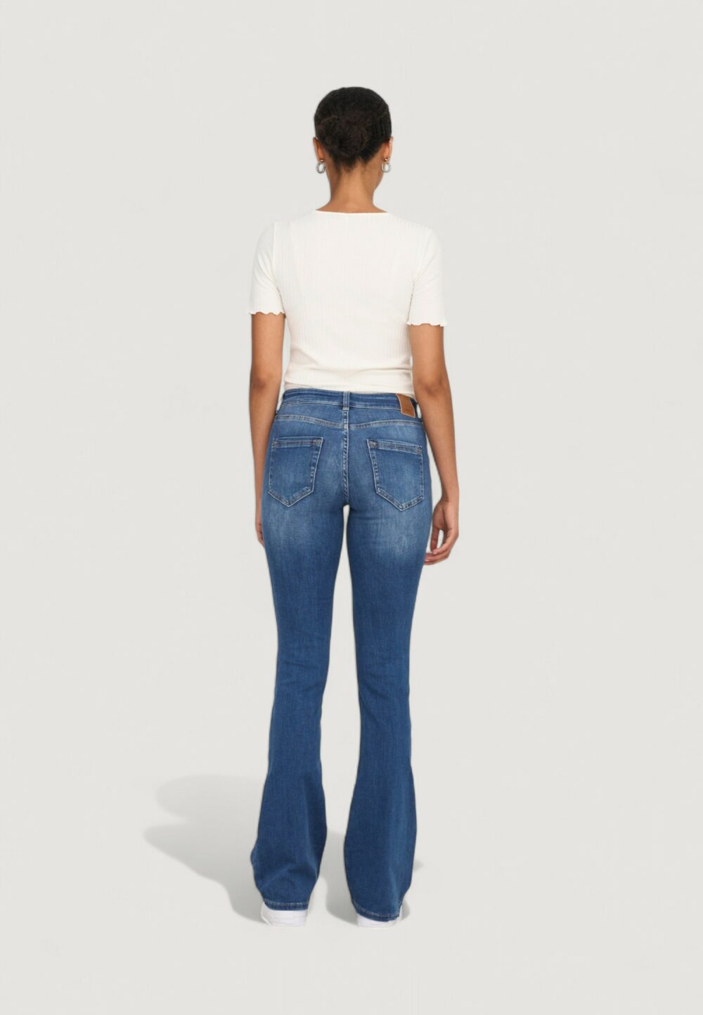 Jeans bootcut Only ONLBLUSH LIFE MID FLARED BB REA1319 NOOS Blue Denim - Foto 4