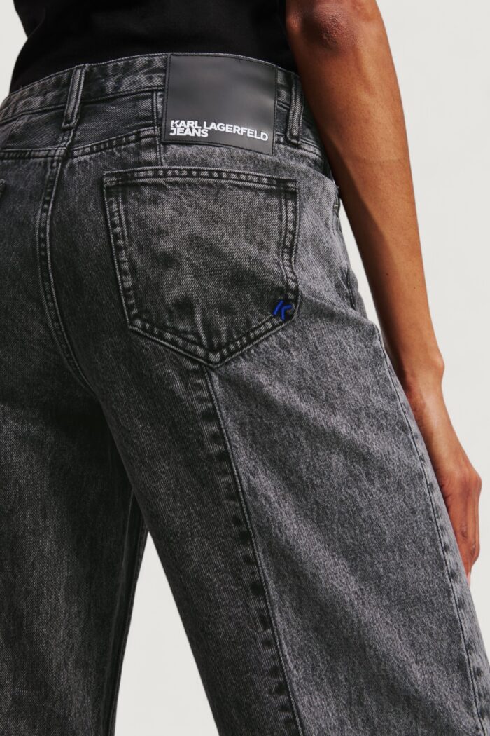 Jeans larghi Karl Lagerfeld Jeans KLJ MR RELAXED BLOKED DENIM Nero